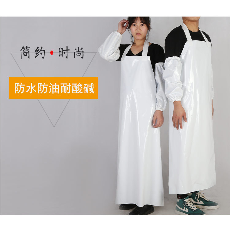 固安捷 20丝TPU挂脖围裙（110*80）白色-均码