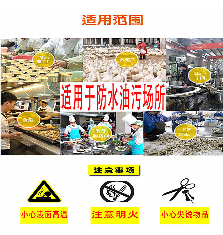 固安捷 20丝TPU挂脖围裙（110*80）白色-均码