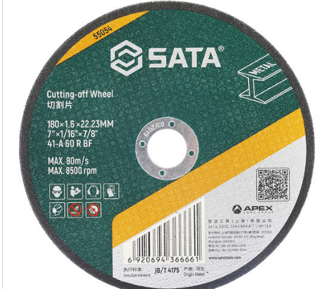 世达工具 55054金属切割片180×1.6×22.23MM
