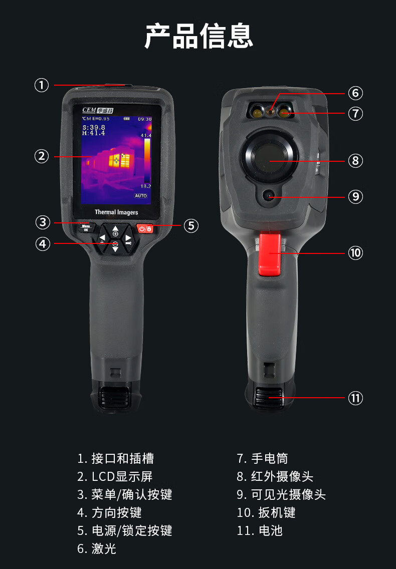 华盛昌 DT-979Z+ 红外热像仪-120*90