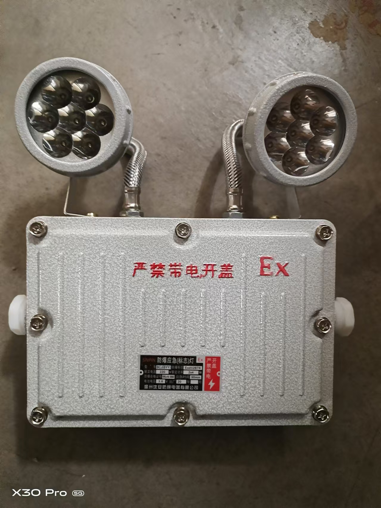 沈安 防爆安全出口警示灯/配应急照明灯 36V-A型灯具（电压≤DC36V）