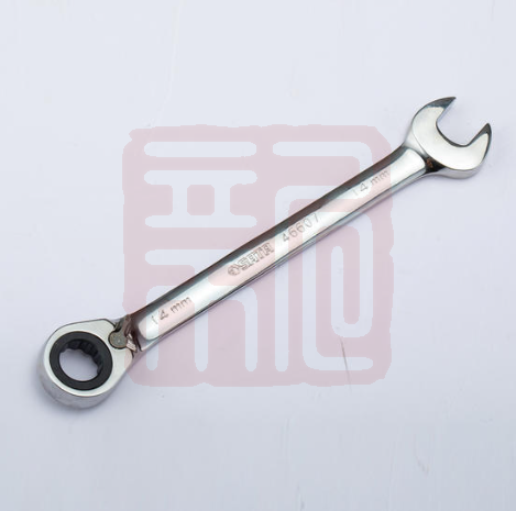 世达工具 46607全抛光双向快扳14MM-8寸 - 世达