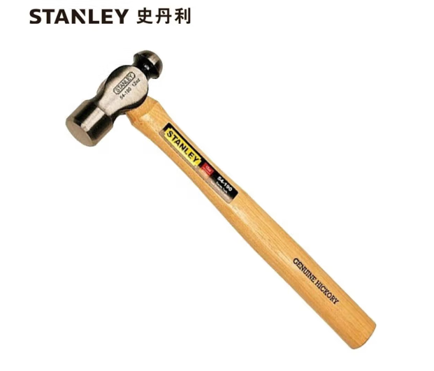 史丹利 STHT54190-8-23硬木柄圆头锤 榔头锤铁锤子 硬木柄12oz