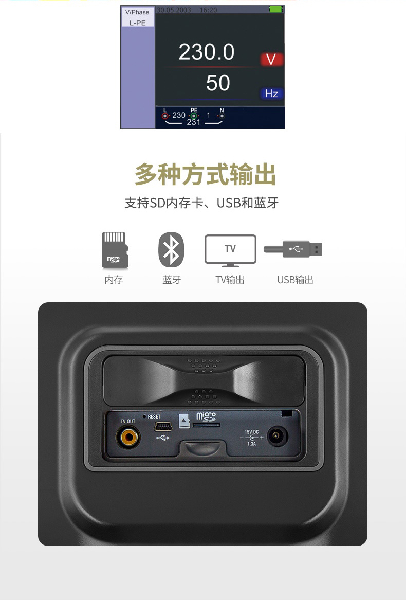 华盛昌 DT-6650 电性能综合测试仪-1000V