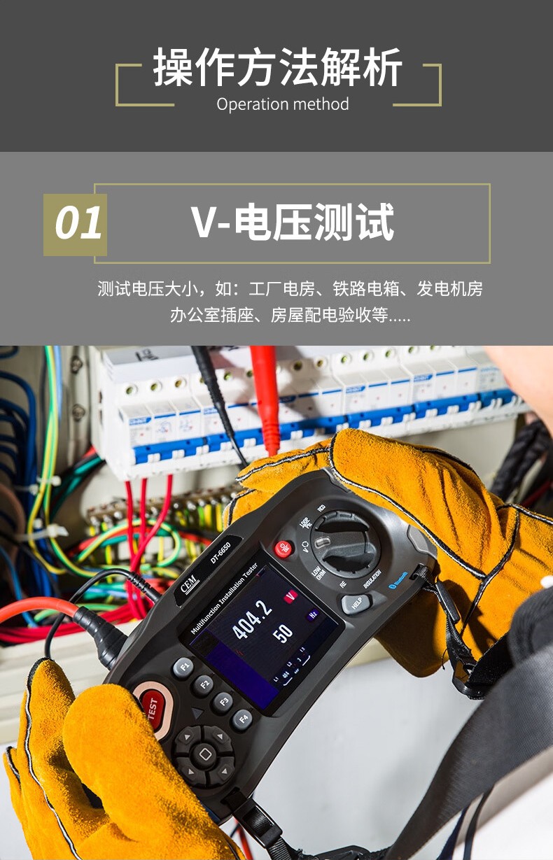 华盛昌 DT-6650 电性能综合测试仪-1000V