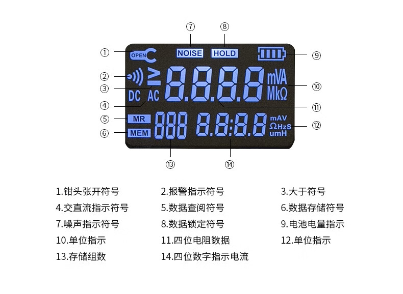 华盛昌 DT-CG600 钳形接地电阻测试仪-台