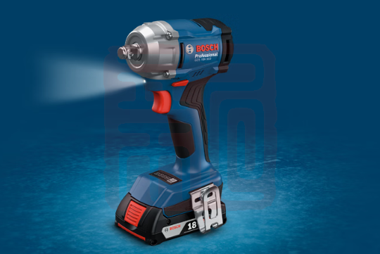 博世 GDS18V-350 锂电冲击扳手4.0两电一充 - 博世