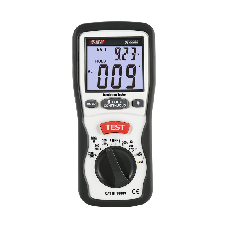 华盛昌 DT-5500 电阻测试仪