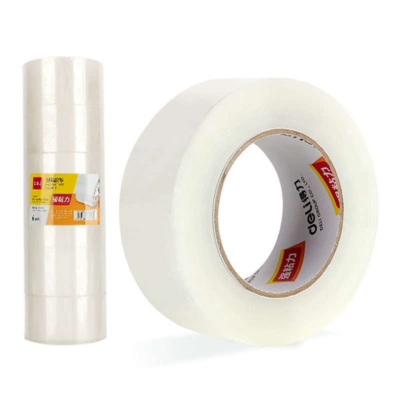 得力 30185 封箱胶带 45mm*200y (单位:筒) 透明