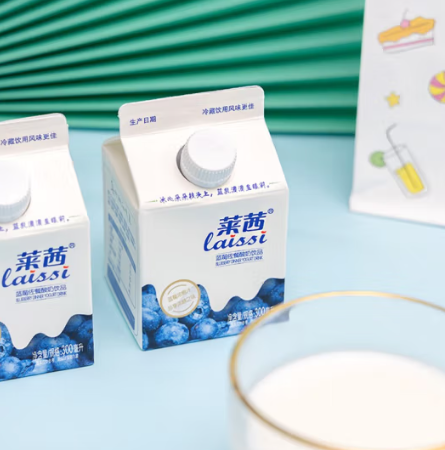 君乐宝 莱茜（蓝莓）佐餐酸奶饮品 300ml