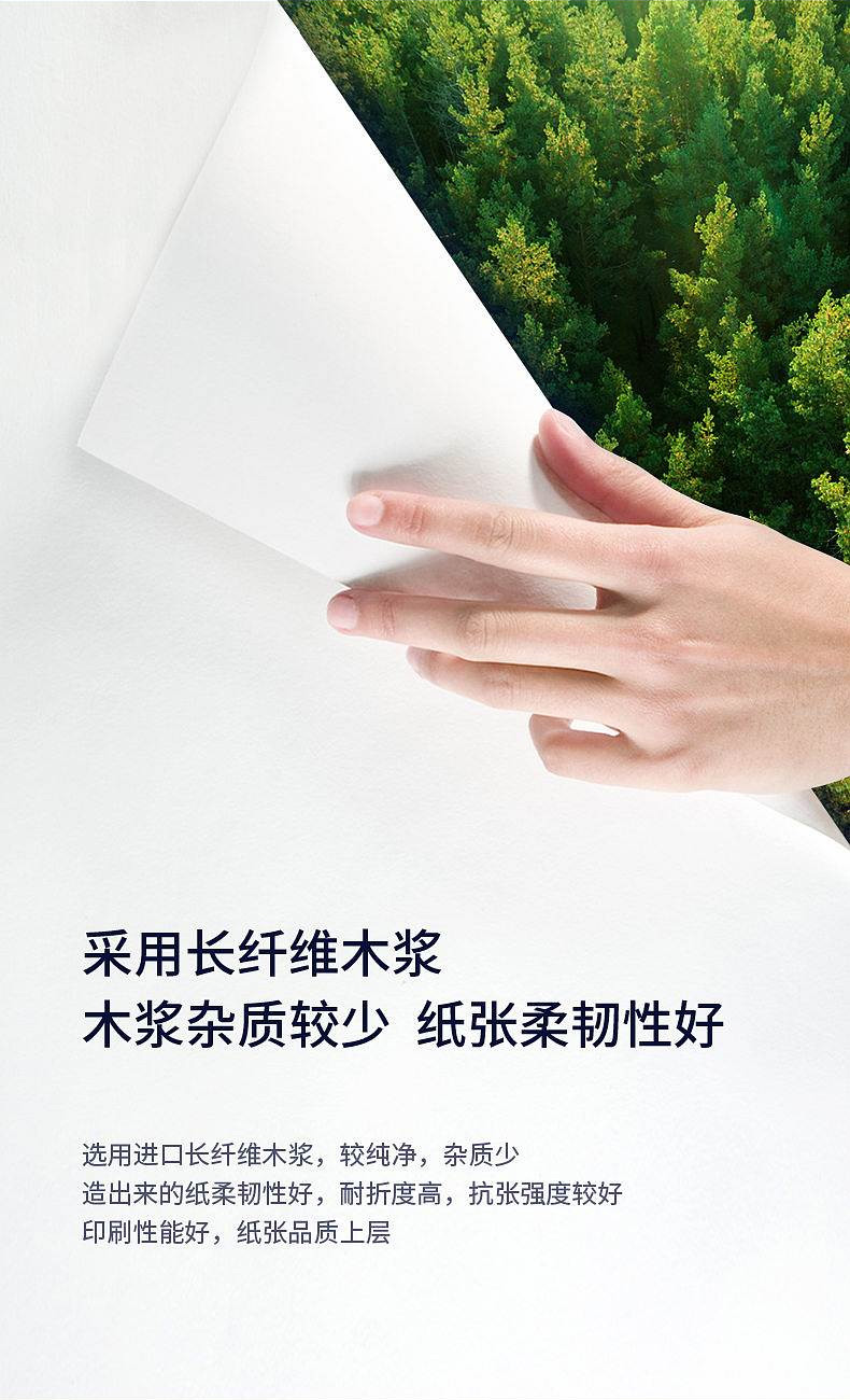 得力 3585 佳铂双面复印纸 A4-70g-5包（单位:包） 白