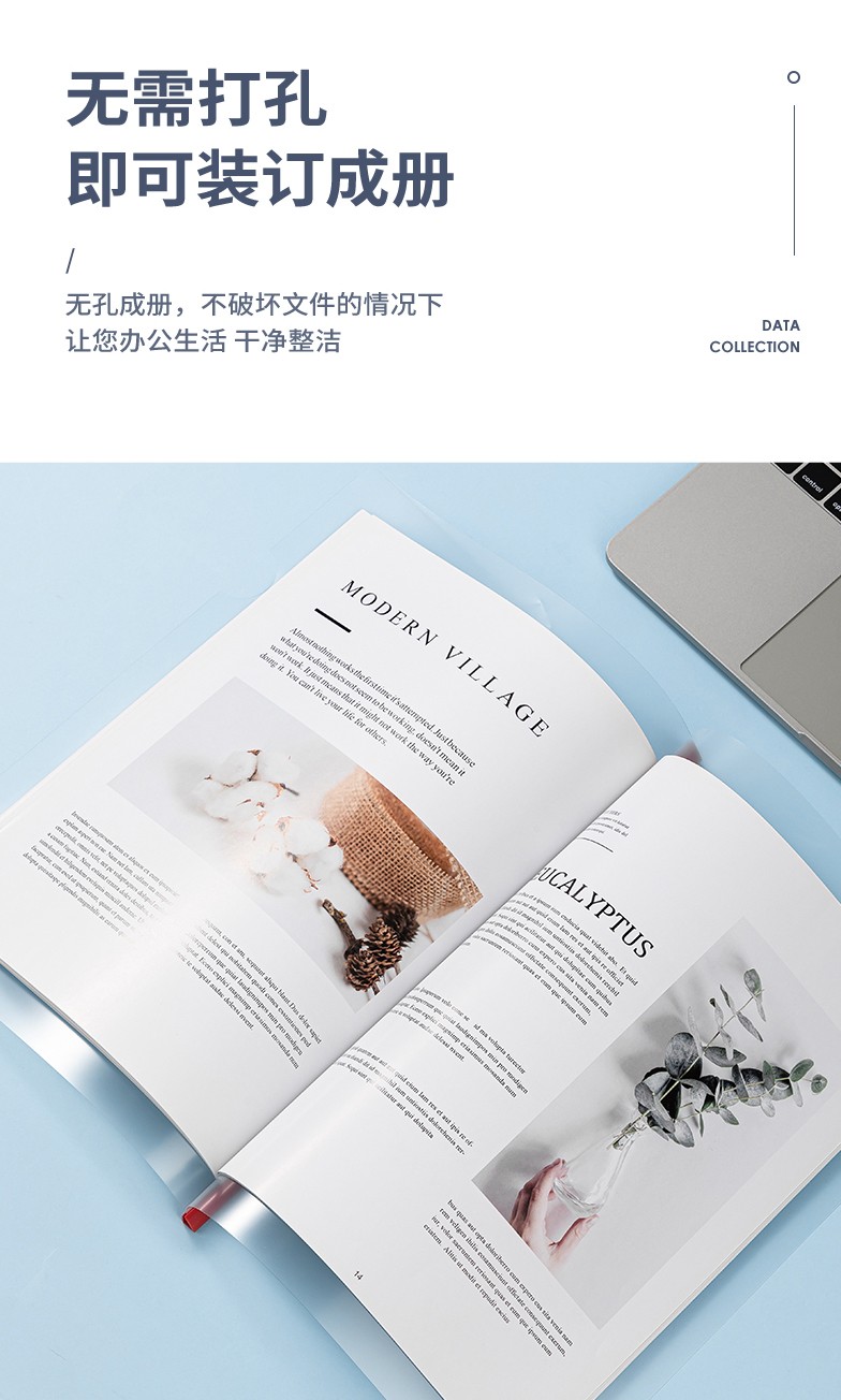 得力 5537 抽杆夹 5只/包 (单位:包) 混色