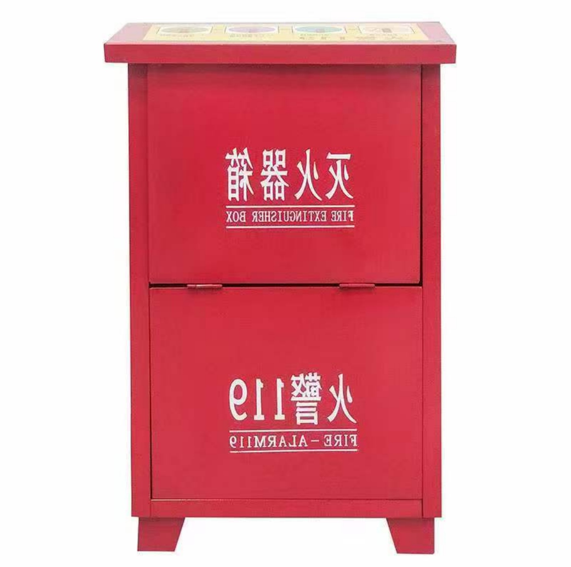 凡克 手提式干粉灭火器箱5KG*2