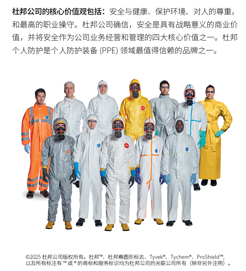杜邦™ Tyvek® 500 Xpert 连体防护服 (TY198S)-M