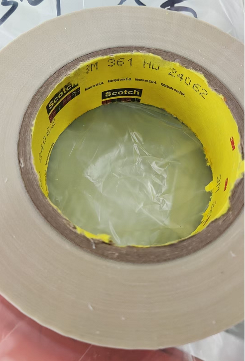 3M 361 玻璃布胶带-50mm*60码