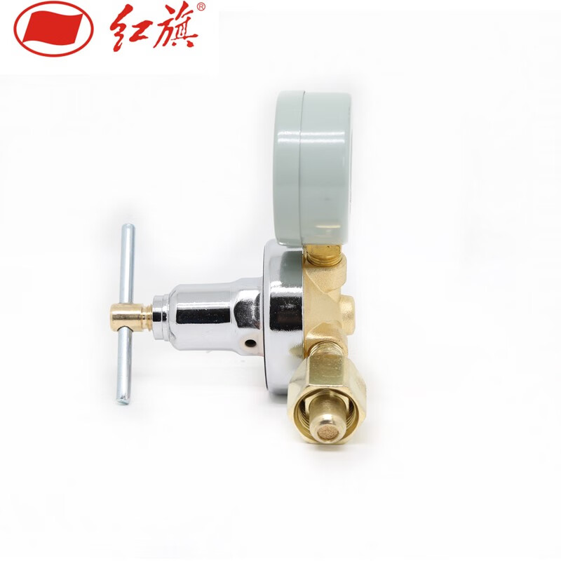 仪表氧气减压器YQY-07乙炔氮气表调节器加热压力表黄铜减压阀 特殊表头可定制