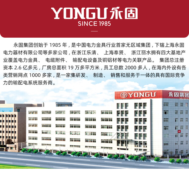 永固 复合氧化避雷器YH5WS 高压配电型10KV 35KV 防雷硅橡胶一体式 YH5WS-51/134 35KV