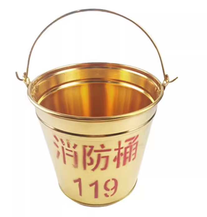 黑盾 消防铜桶 20L 圆桶