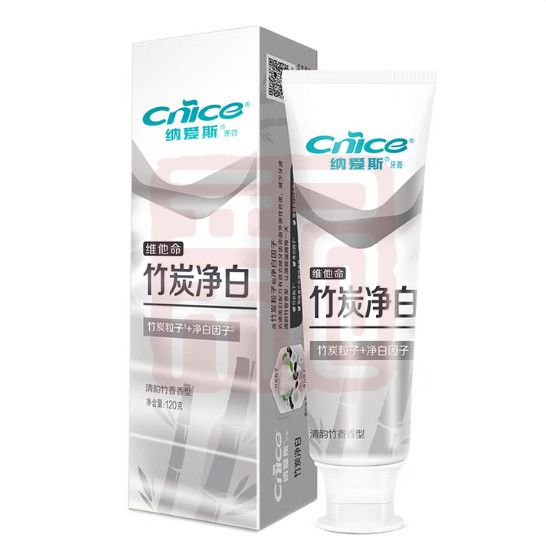 纳爱斯 1310101102 竹炭净白牙膏N2-120g - 纳爱斯