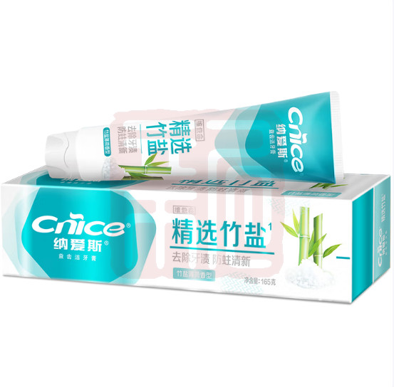 纳爱斯 1310103079 益齿洁牙膏(竹盐薄荷)-165g