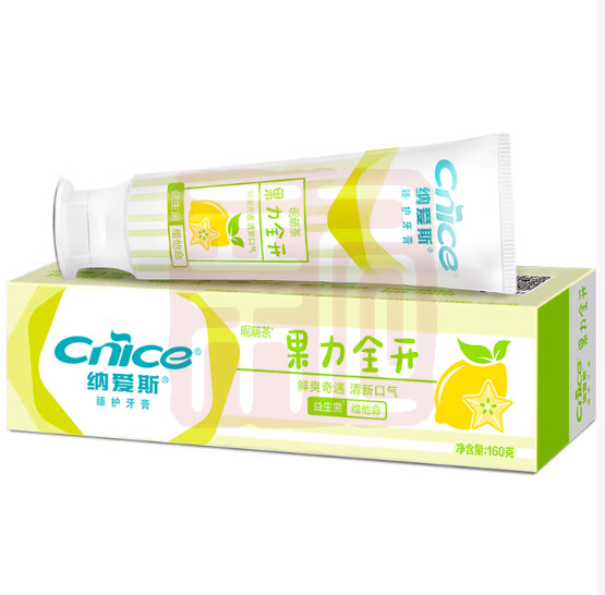纳爱斯 1310105024 臻护牙膏果力全开香型-160g
