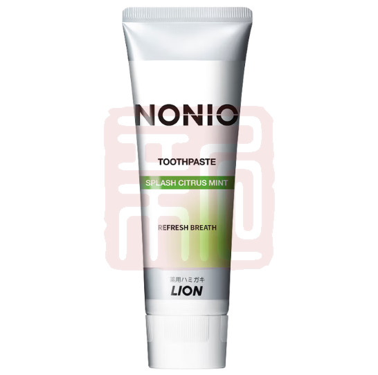 狮王 4903301325857 NONIO口气清新美白牙膏（柑橘薄荷）-130g - 狮王