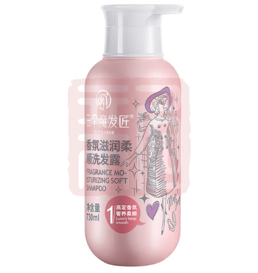三个魔发匠 6938909023377 香氛滋润柔顺洗发露-730ml
