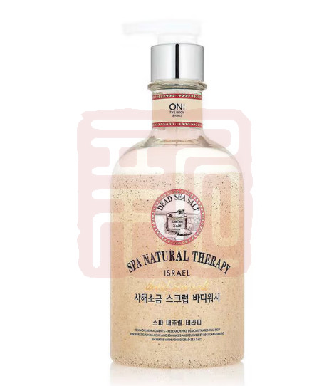 LG生活健康 8801051370799 安宝笛海盐水漾护理磨砂沐浴露-600g