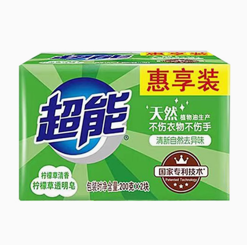 超能 1020201201 柠檬草透明皂(T)N3