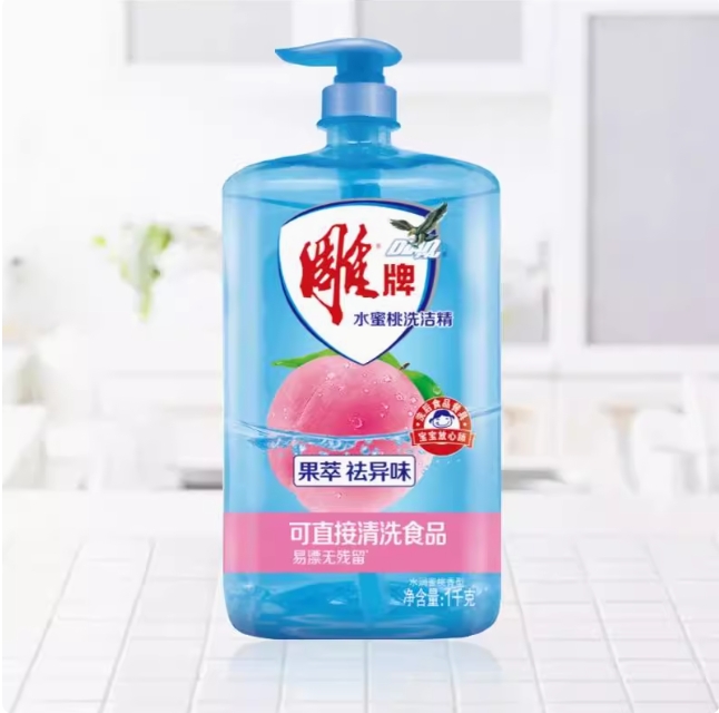 雕牌 1100110002 水蜜桃洗洁精(方瓶)