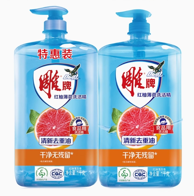 雕牌 1100112002 红柚薄荷洗洁精