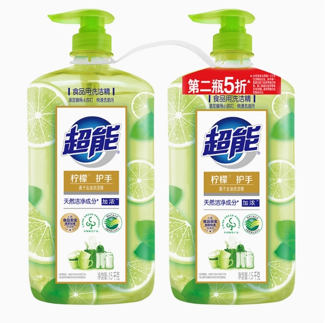 超能 1100290012 离子洗洁精(柠檬护手)