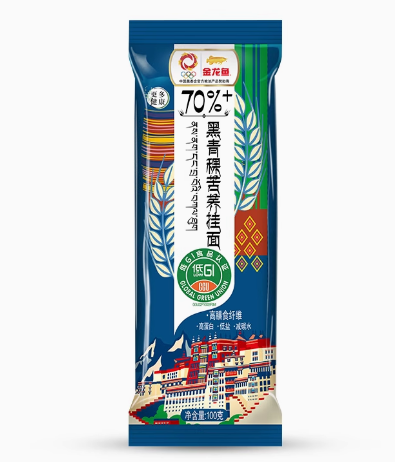 丰益堂&金龙鱼 100G*50 黑青稞苦荞挂面