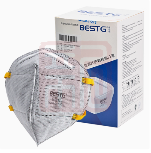 倍仕佳/BESTG 9521C  折叠式防尘口罩 活性炭 KN95-耳戴式