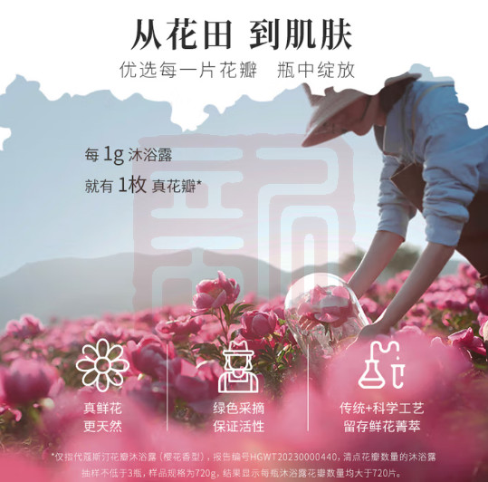 蔻斯汀Kustie 4897031010599 樱花花瓣沐浴露 220g