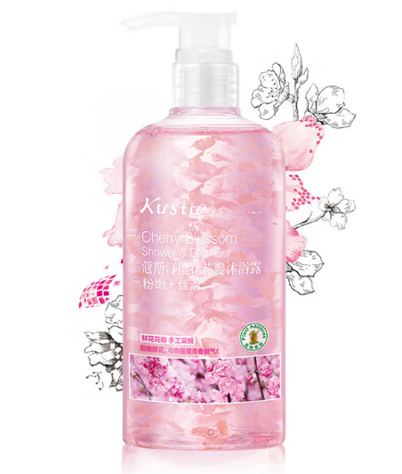 蔻斯汀Kustie 4897031010377 樱花花瓣沐浴露