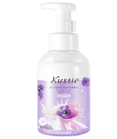 蔻斯汀Kustie 6941794528131 摇摇沐浴泡泡（牛奶紫罗兰）