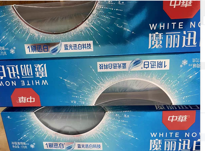 中华 魔丽迅白冰极薄荷味牙膏 170g