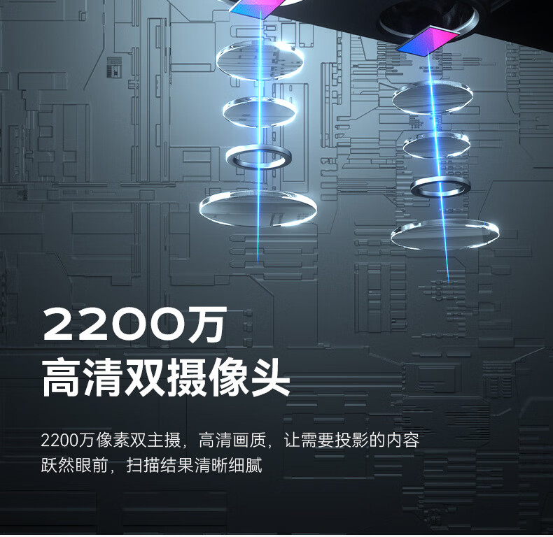 得力 GK201 高拍仪-黄色