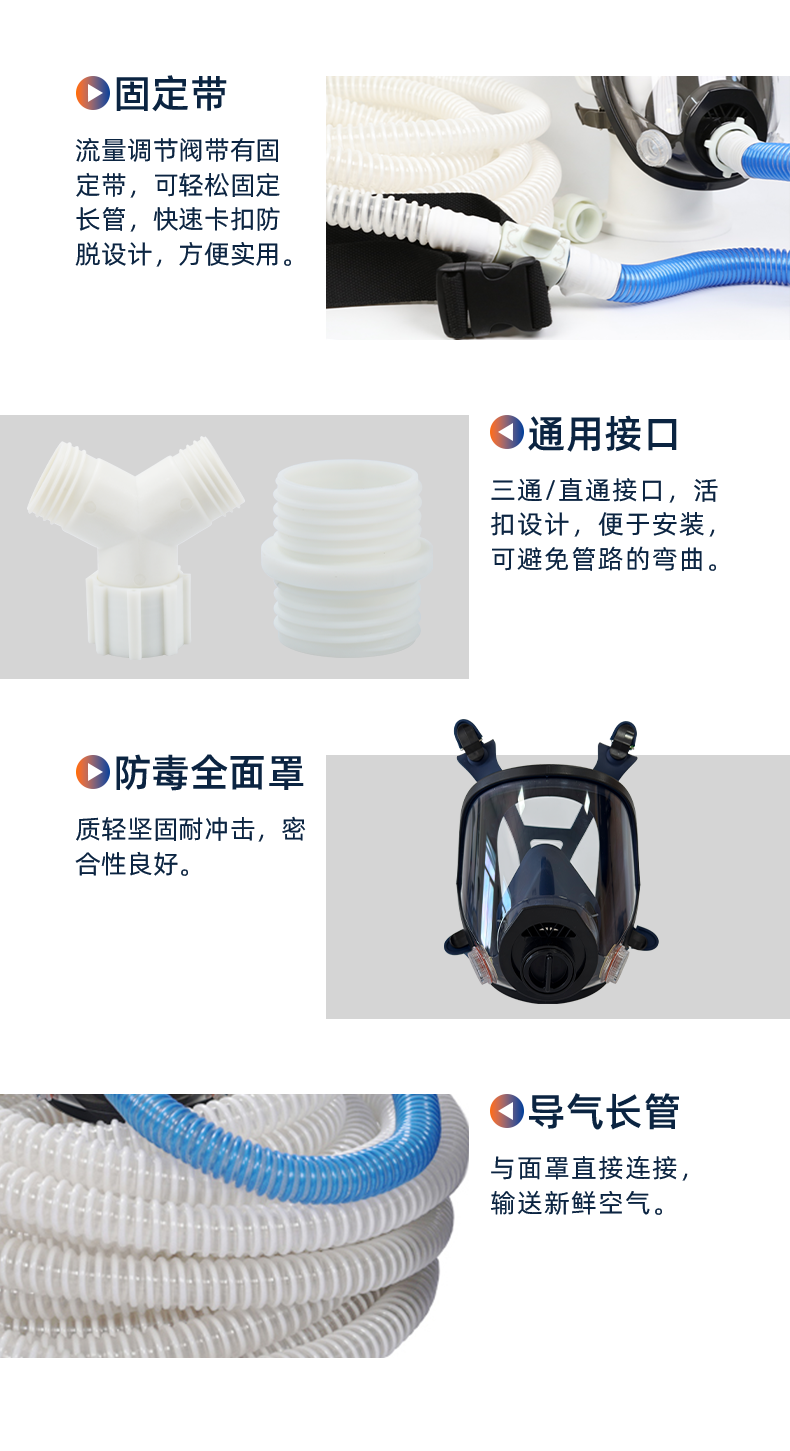 SAFEMAN君御 SJ-10电动送风式长管呼吸器单人(10米)-电动单人10米