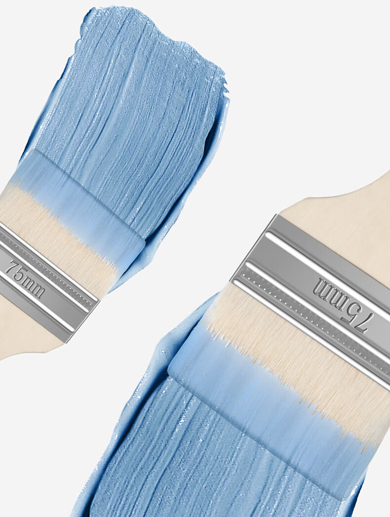 得力 DL528102 2寸毛刷羊毛刷(白)