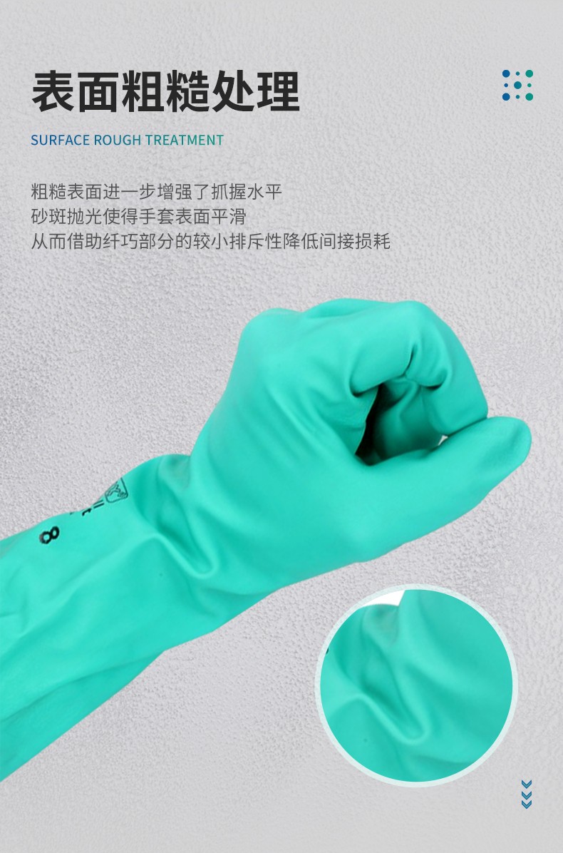 Ansell 安思尔 Solvex 37175丁腈防化手套7