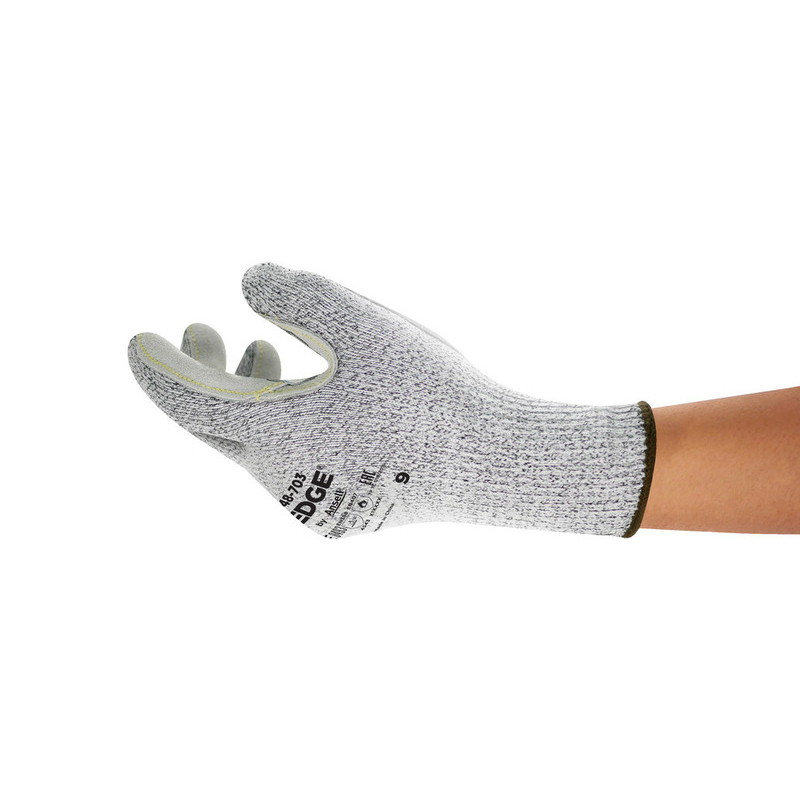 Ansell 安思尔 EDGE 48-7030 5级防割掌部贴皮 虎口加强手套
