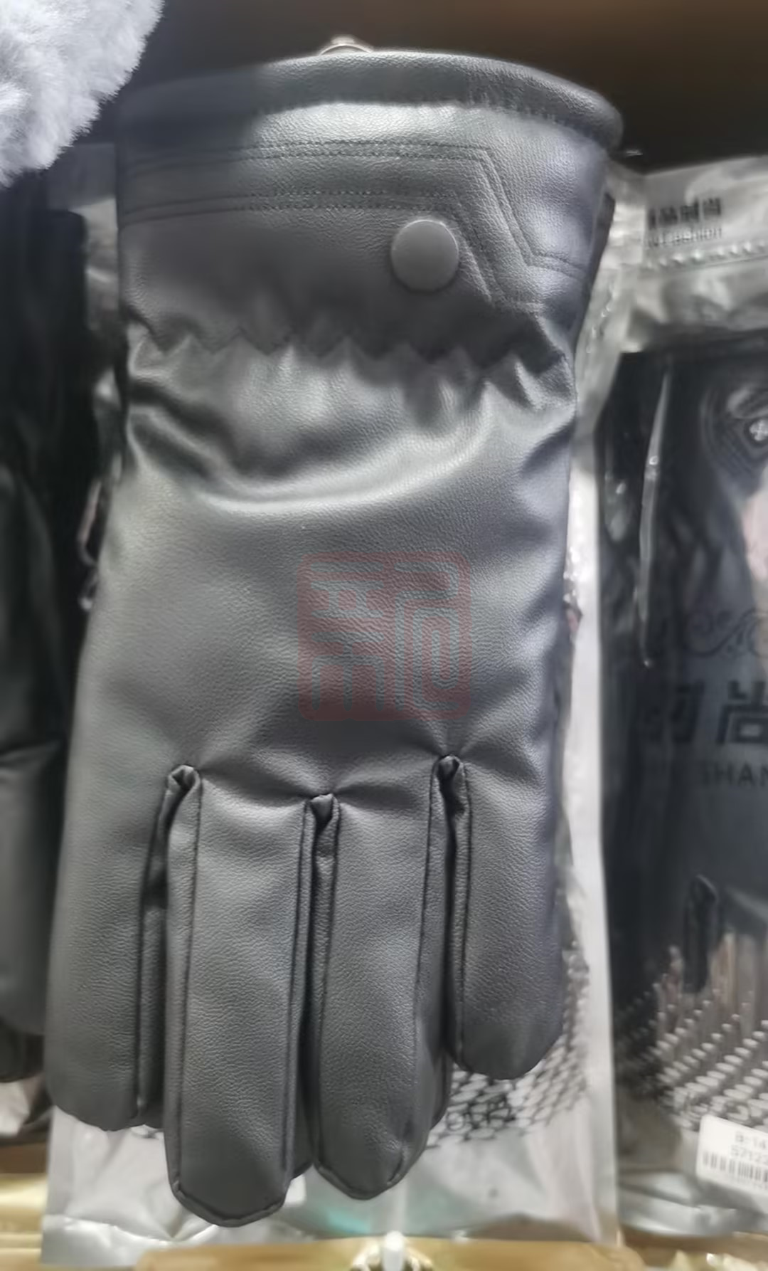 百劳汇 防寒皮手套 黒色-均码 - 百劳汇
