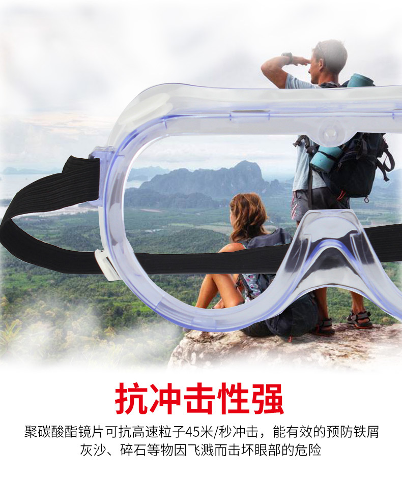 3M 1621AF防霧防化學護目鏡(100付/箱)