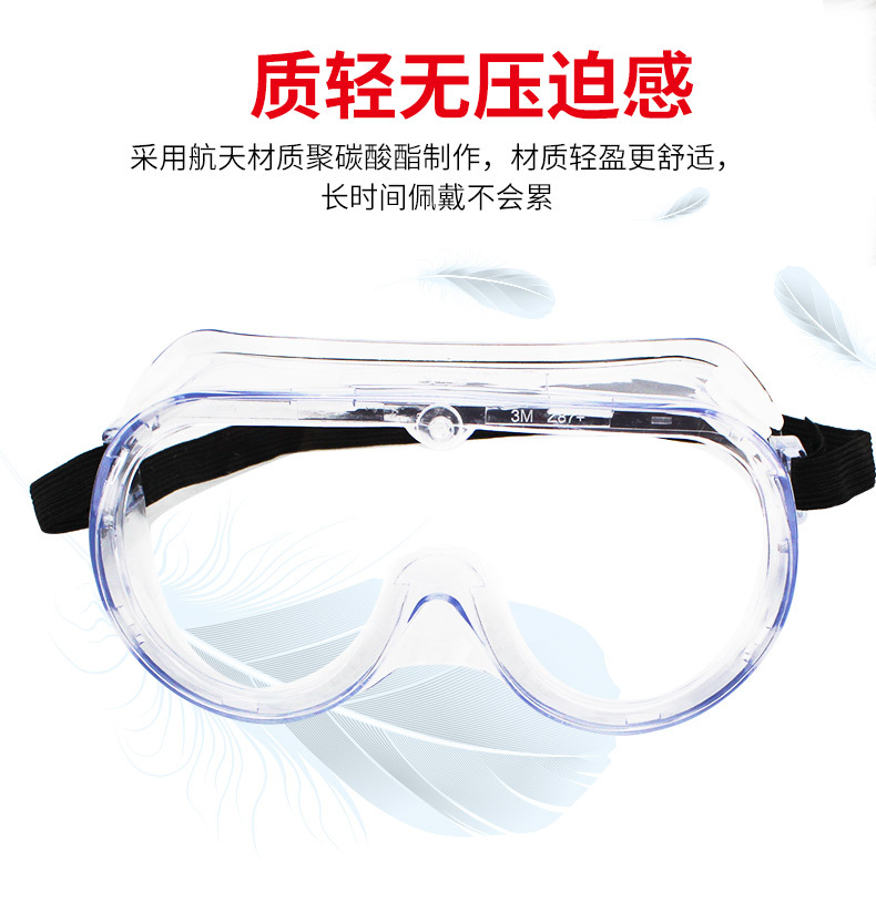 3M 1621AF防霧防化學護目鏡(100付/箱)