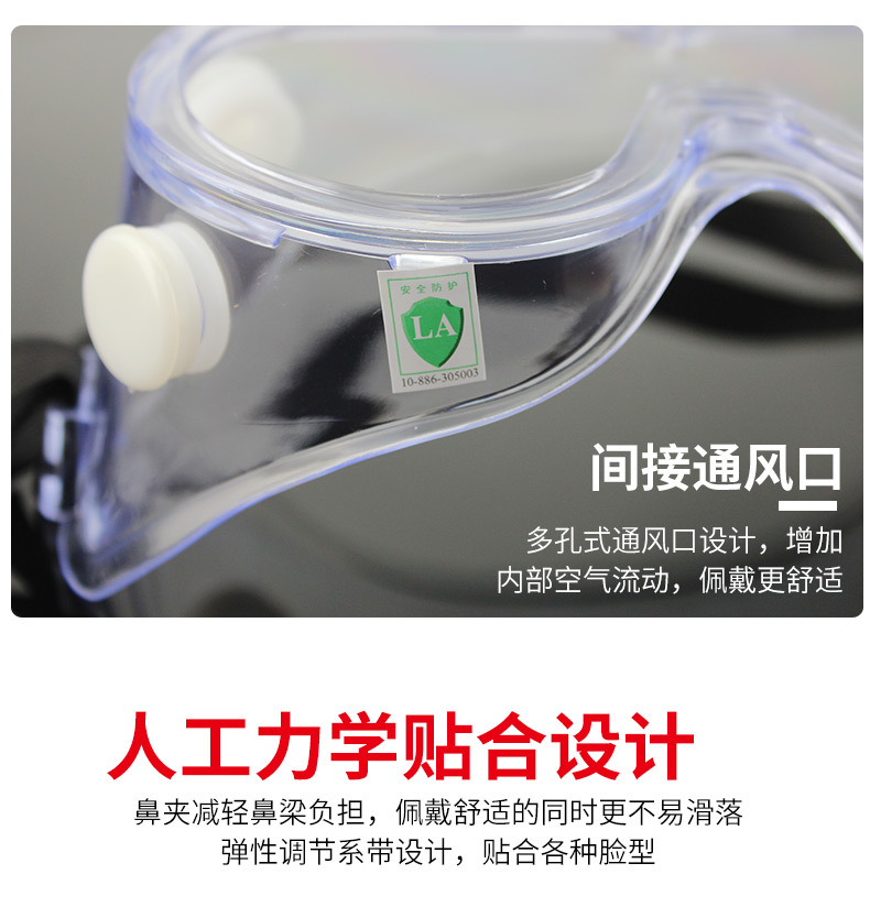 3M 1621AF防霧防化學護目鏡(100付/箱)