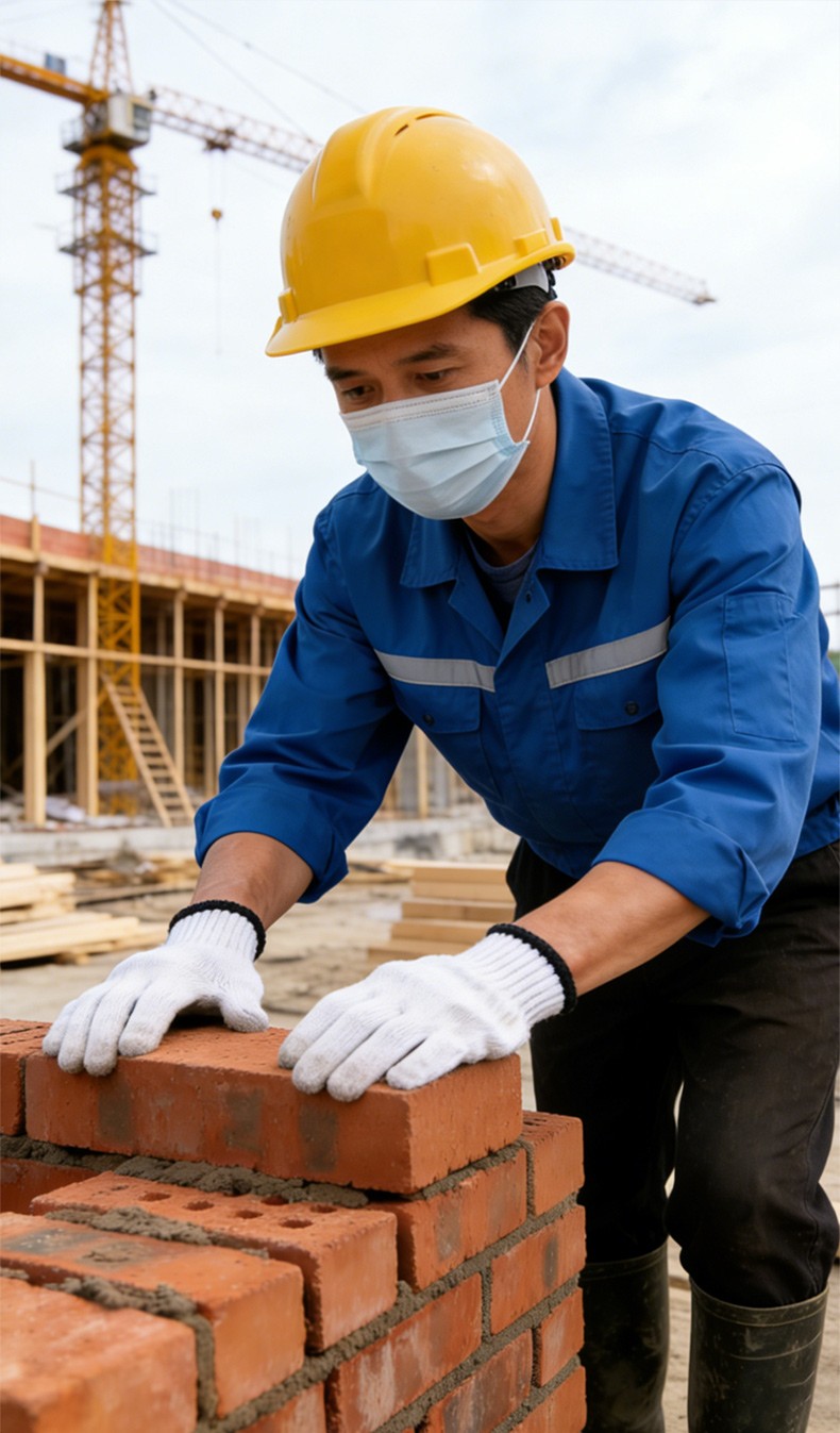 SAFEMAN君御 71004 400克十针细纱线手套（黑把）