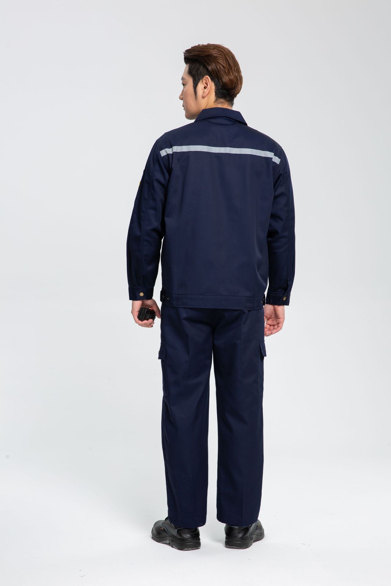 君御 JY-T801 春秋防酸碱防静电工作服 套装-宝蓝色-5XL