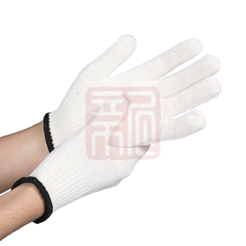 SAFEMAN君御 71004 400克十针细纱线手套（黑把） - 君御